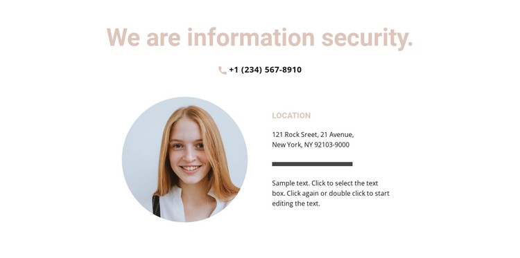 Information Agency CSS Template