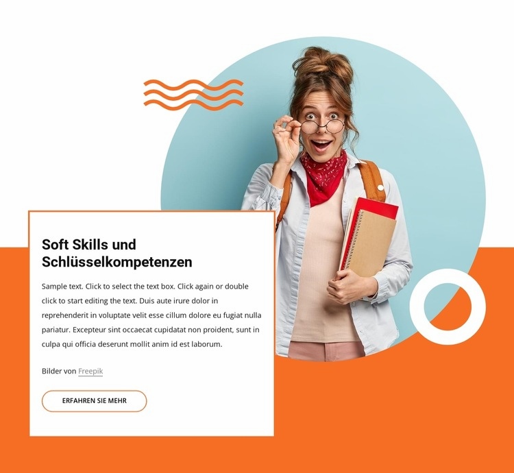 Soft Skills und Schlüsselkompetenzen HTML Website Builder