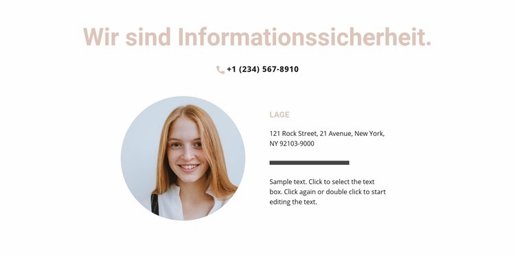 Informationsagentur Website-Modell