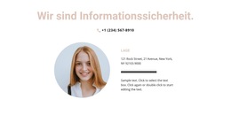 Informationsagentur – Fertiges Website-Design