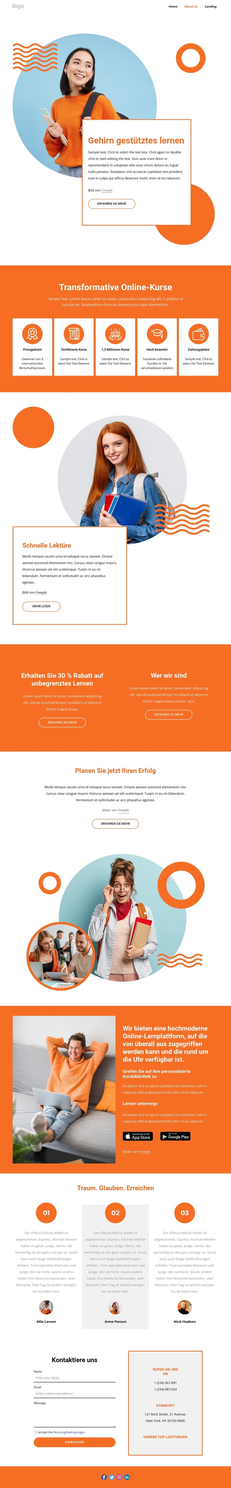 Gehirn gestütztes lernen WordPress-Theme