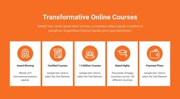 Transformative Online Courses Kindergarten Wordpress Theme