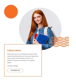 Lettura Veloce, Memoria, Problem Solving - Modello Di Sito Web Semplice