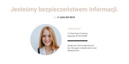 Agencja Informacyjna - Szablon Makiety Strony Internetowej