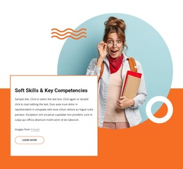 Soft Skills And Key Competencies - Free Website Template