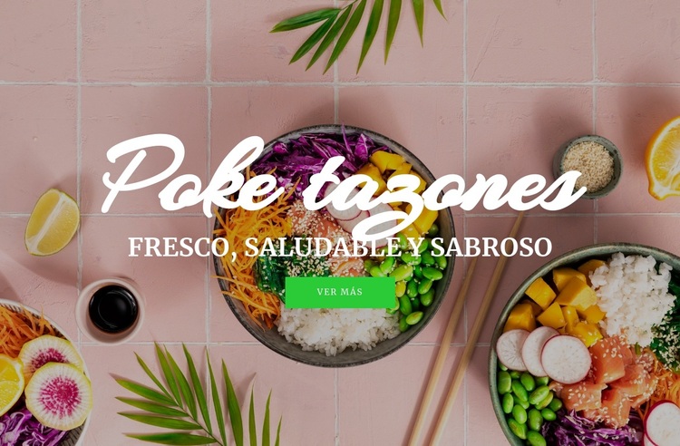 tazones Tema de WordPress