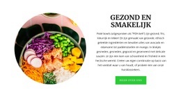 Gezond En Smakelijk - HTML Website Creator