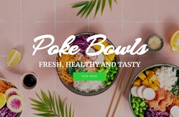 Most Creative Design For Poke Bowls