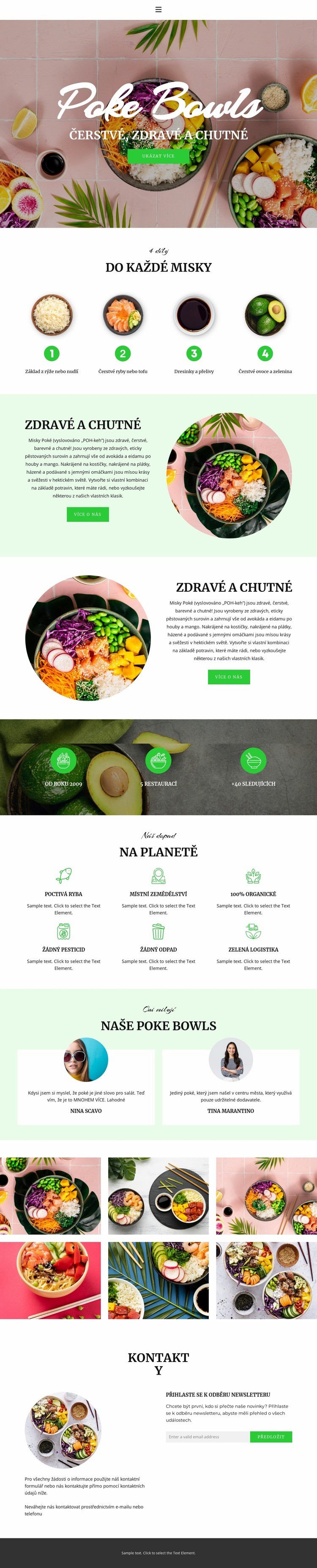 Fresh healthy and tasty Téma WordPress