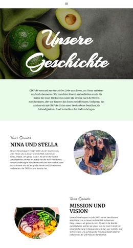 About Our Founder - Funktionales Website-Modell