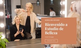 Salón De Belleza Moderno - Mejor Maqueta De Sitio Web