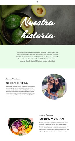 Página HTML Para About Our Founder