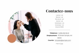 Salon De Beauté À Los Angeles - HTML Builder Online