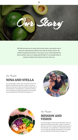 About Our Founder - Drag & Вrop One Page Template