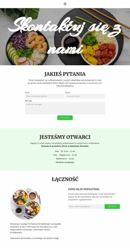 Przyjdź Lub Umów Się Na Dostawę - Responsywny Szablon HTML5