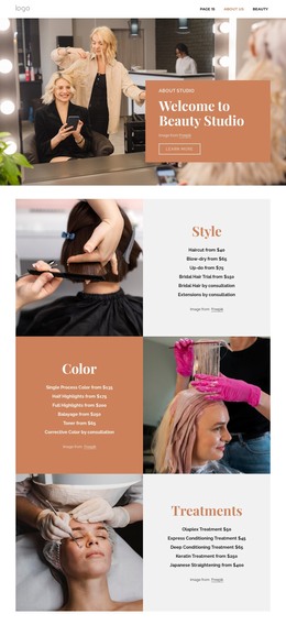 We Offer Nails, Facials, Waxing, Massages - Free WordPress Theme