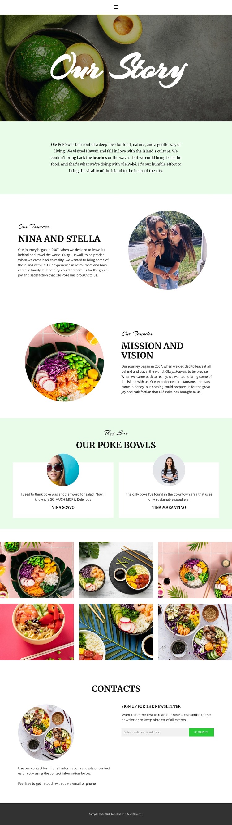About our founder WordPress Theme