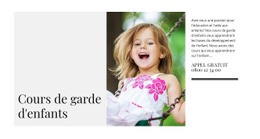 Cours De Garde D'Enfants – Conçu Par Des Professionnels