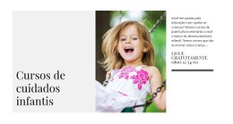 Cursos De Puericultura - Design Criativo De Sites Multiuso