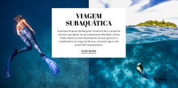 Jornada Subaquática - Design Moderno Do Site