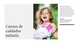 Cursos De Puericultura - Tema WordPress Fácil De Usar