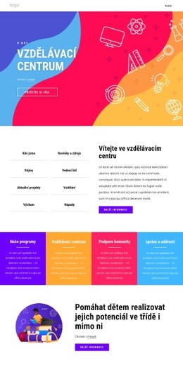 Rodinné A Vzdělávací Centrum Bezplatná Šablona Webu CSS