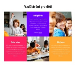 Vzdělávání Pro Děti Šablony Webových Stránek Univerzity