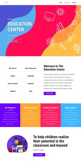 Family And Education Center - Custom Website Design