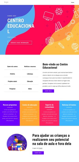 Centro Familiar E Educacional - Download De Modelo HTML