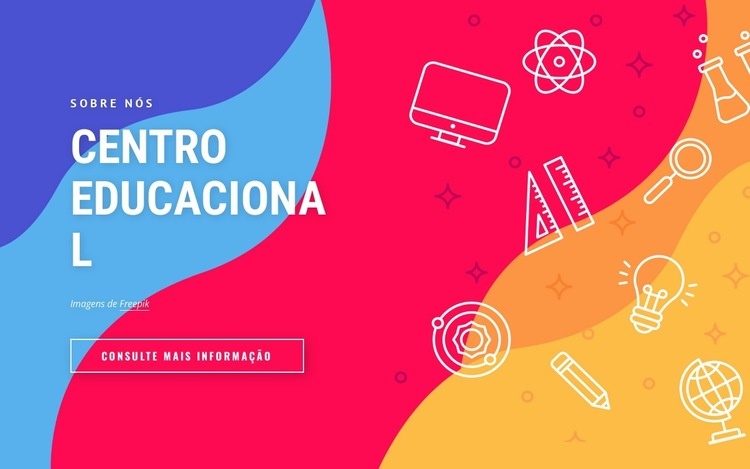 Uma organização comunitária Landing Page