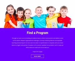 Find A Program - Best Website Template