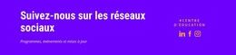 Restez Connecté Avec Nous Sur Les Réseaux Sociaux - Thème WordPress Ultime