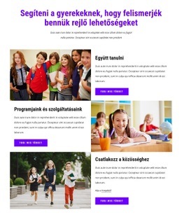 Segítünk A Gyerekeknek Felismerni Bennük Rejlő Lehetőségeket - HTML Oldalsablon