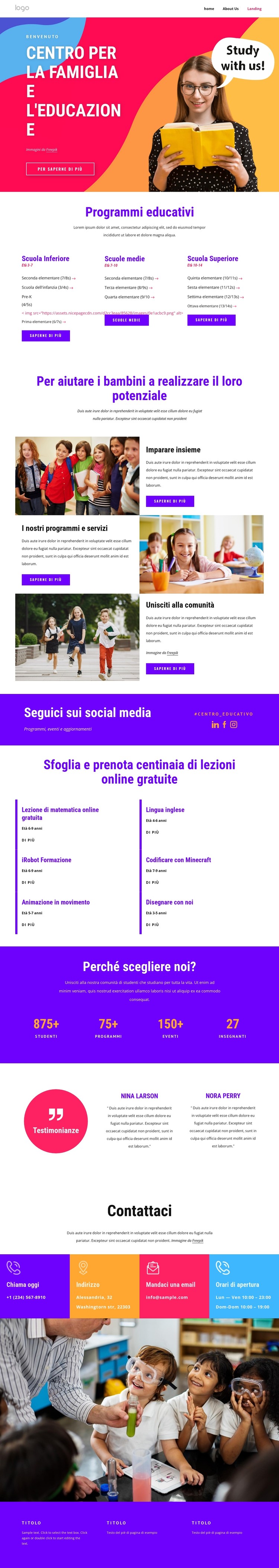 Il Centro di sostegno ed educazione alla famiglia Modello CSS