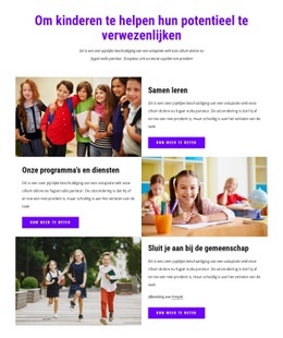 Wij Helpen Kinderen Hun Potentieel Te Verwezenlijken