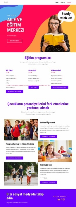 Aile Destek Ve Eğitim Merkezi Powerpoint Şablonları