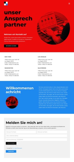 Kontakte Zu Branding-Agenturen – Gebrauchsfertiges WordPress-Theme