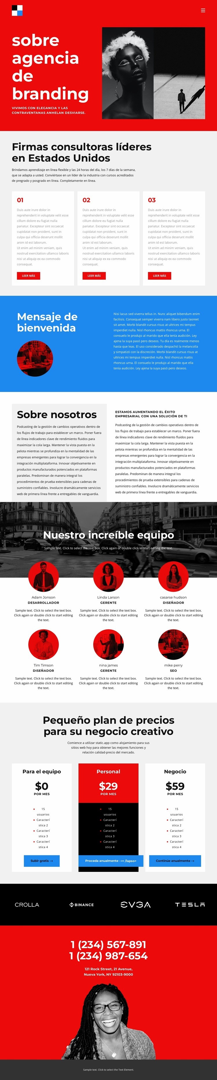 Todo sobre nuestra marca Plantilla HTML5