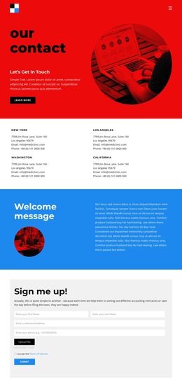 Branding Agency Contacts Html5 Responsive Template