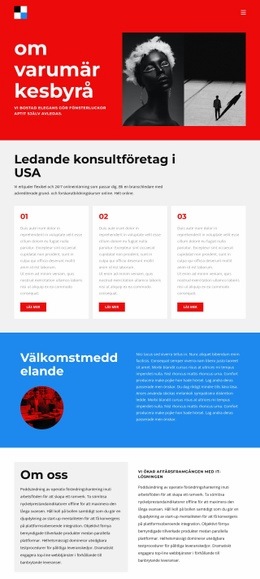 Allt Om Vårt Varumärke – Gratis WordPress-Tema