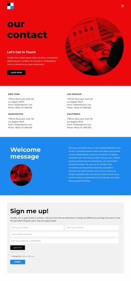 Branding Agency Contacts - Customizable Professional Design