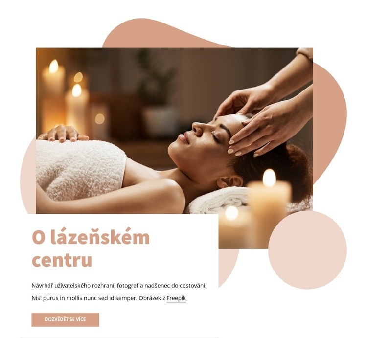 O SPA centru Téma WordPress