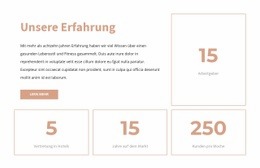 Unsere Erfahrung - Vorlage Für Eine Seite