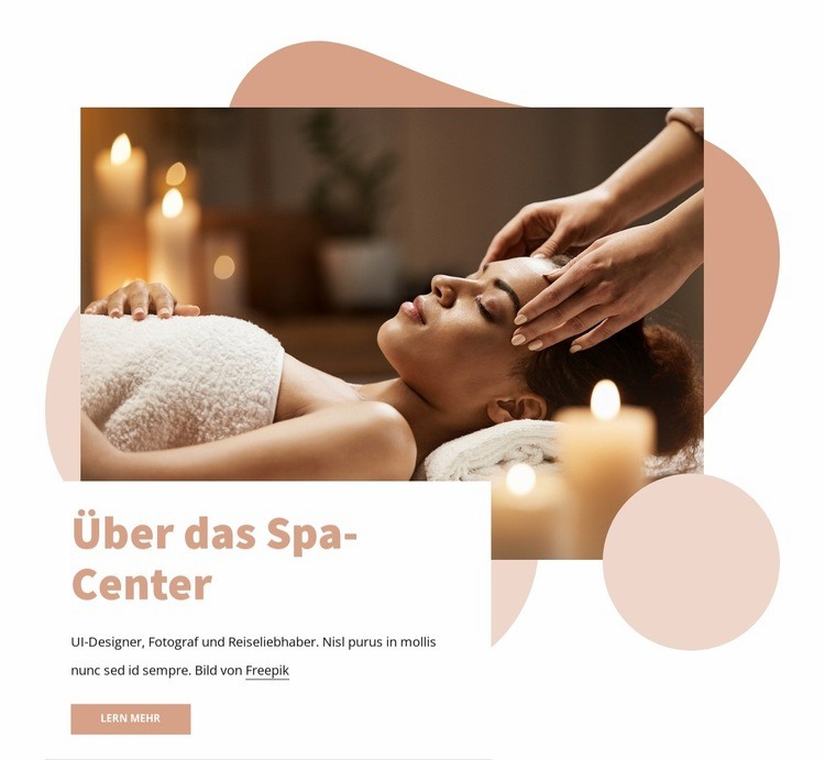 Über das SPA-Zentrum HTML5-Vorlage