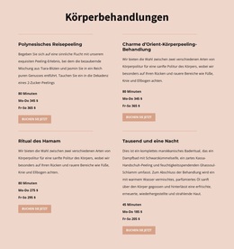 Verschiedene Arten Der Körperbehandlung – Funktionales WordPress-Theme