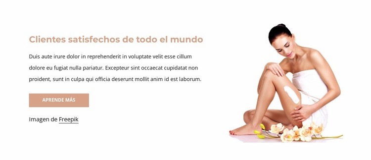 Complejo de spa Plantillas de creación de sitios web