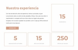 Nuestra Experiencia Plantillas Html5 Responsivas Gratuitas