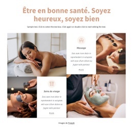 Créateur De Site Web Exclusif Pour Soyez En Bonne Santé, Soyez Heureux