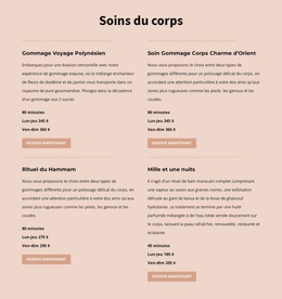 Différents Types De Soins Corporels - Meilleur Modèle De Site Web