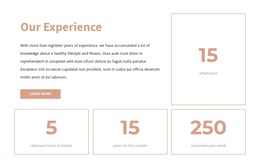 Our Experience Templates Html5 Responsive Free